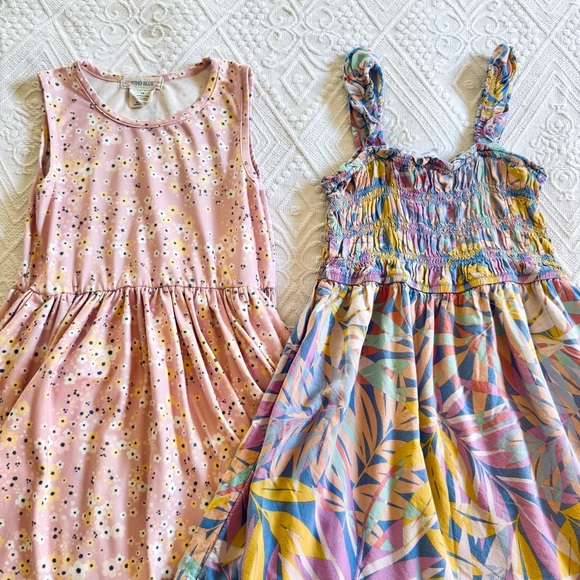 Floral Girls Bundle 2 Dresses - Picture 1 of 11